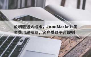 盈利遭遇大缩水，JunoMarkets出金费用超预期，客户质疑平台规则