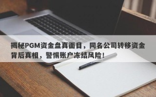 揭秘PGM资金盘真面目，同名公司转移资金背后真相，警惕账户冻结风险！