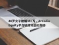 46岁女子被骗360万，Arcadia Equity平台骗局背后的真相