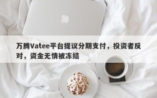 万腾Vatee平台提议分期支付，投资者反对，资金无情被冻结