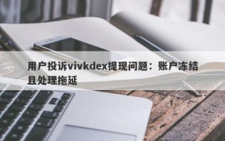 用户投诉vivkdex提现问题：账户冻结且处理拖延