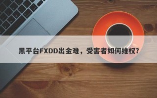 黑平台FXDD出金难，受害者如何维权？