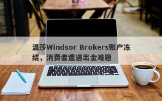 温莎Windsor Brokers账户冻结，消费者遭遇出金难题