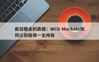 疯狂赠金的真相：WCG Markets如何让你赔得一无所有