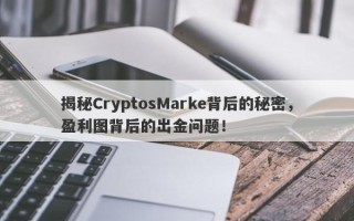 揭秘CryptosMarke背后的秘密，盈利图背后的出金问题！