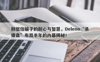 别低估骗子的耐心与智慧，Deleno“杀猪盘”布局半年的内幕揭秘！