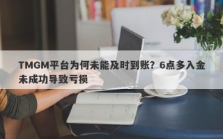 TMGM平台为何未能及时到账？6点多入金未成功导致亏损