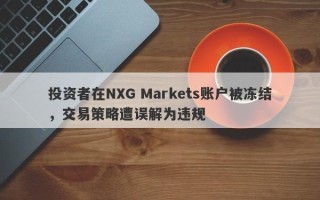 投资者在NXG Markets账户被冻结，交易策略遭误解为违规