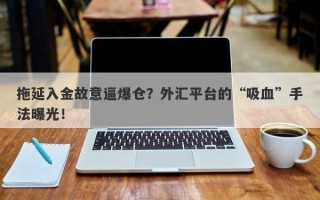 拖延入金故意逼爆仓？外汇平台的“吸血”手法曝光！