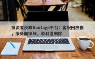 投资者反映Vantage平台：客服回应慢，服务器掉线，盈利遭删除