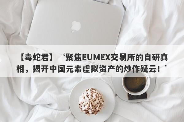 【毒蛇君】‘聚焦EUMEX交易所的自研真相，揭开中国元素虚拟资产的炒作疑云！’-第1张图片-要懂汇