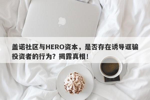 盖诺社区与HERO资本，是否存在诱导诓骗投资者的行为？揭露真相！-第1张图片-要懂汇