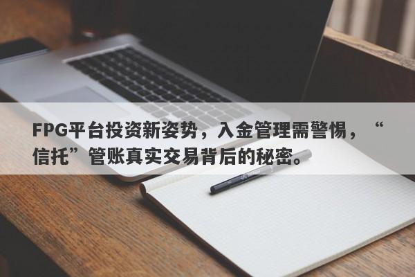 FPG平台投资新姿势，入金管理需警惕，“信托”管账真实交易背后的秘密。-第1张图片-要懂汇