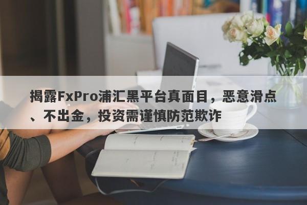 揭露FxPro浦汇黑平台真面目，恶意滑点、不出金，投资需谨慎防范欺诈-第1张图片-要懂汇