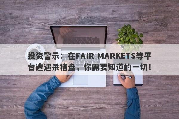 投资警示：在FAIR MARKETS等平台遭遇杀猪盘，你需要知道的一切！-第1张图片-要懂汇