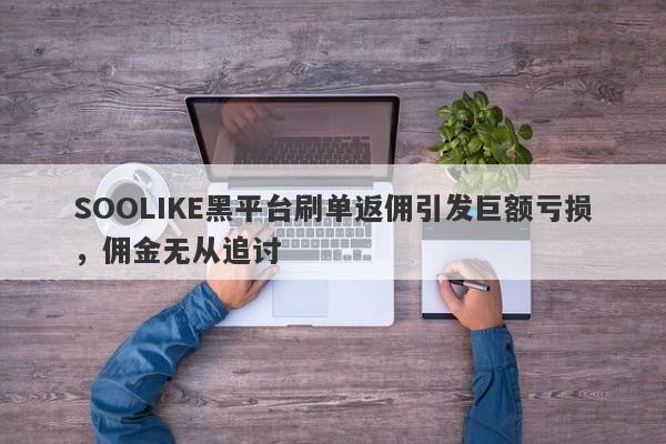 SOOLIKE黑平台刷单返佣引发巨额亏损，佣金无从追讨-第1张图片-要懂汇